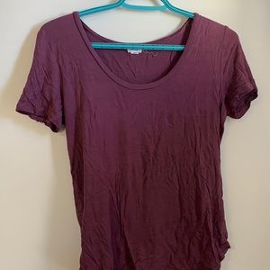Scoop neck T